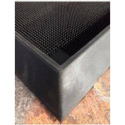 TAPETE SANITIZANTE NEGRO PARED ALTA C/PINES