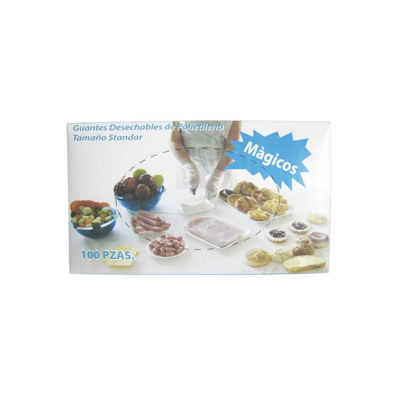 GUANTE POLIPAPEL CAJA 100 PZ.