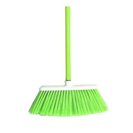 ESCOBA T/CEPILLO REYNA VERDE C/BAS.MET.