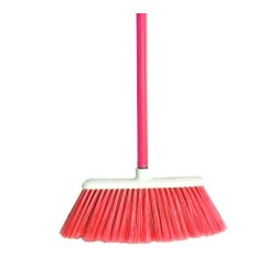 ESCOBA T/CEPILLO REYNA ROJO C/BAS.MET.