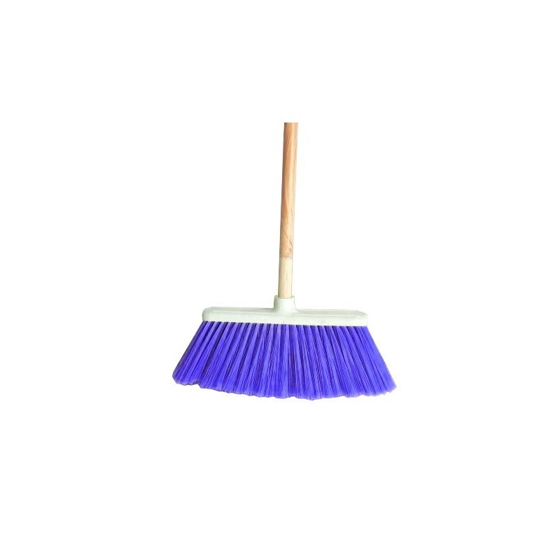 ESCOBA T/CEPILLO REYNA AZUL C/BAS.MAD.
