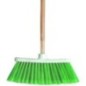 ESCOBA T/CEPILLO BRUJITA VERDE C/BAS.MAD