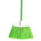 ESCOBA T/ABANICO GDE.PVC.VERDE C/BAS.MET