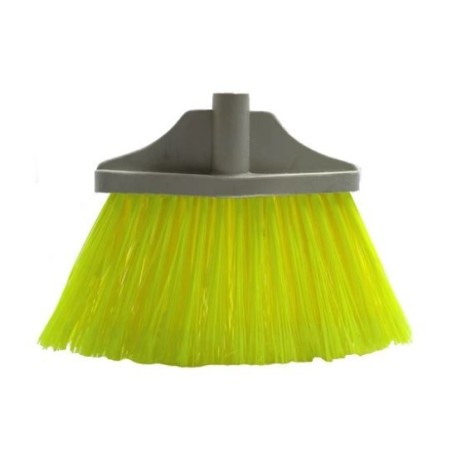 ESCOBA T/ABANICO GDE.PVC. S/B AMARILLA