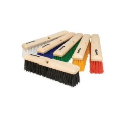 CEPILLO DE POLIPROPILENO 14"  ROJO C/12