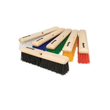 CEPILLO DE POLIPROPILENO 14" ROJO C/12