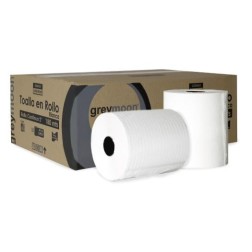 TOALLA ROLLO NAT.180M H/S C/6 GREY MOON